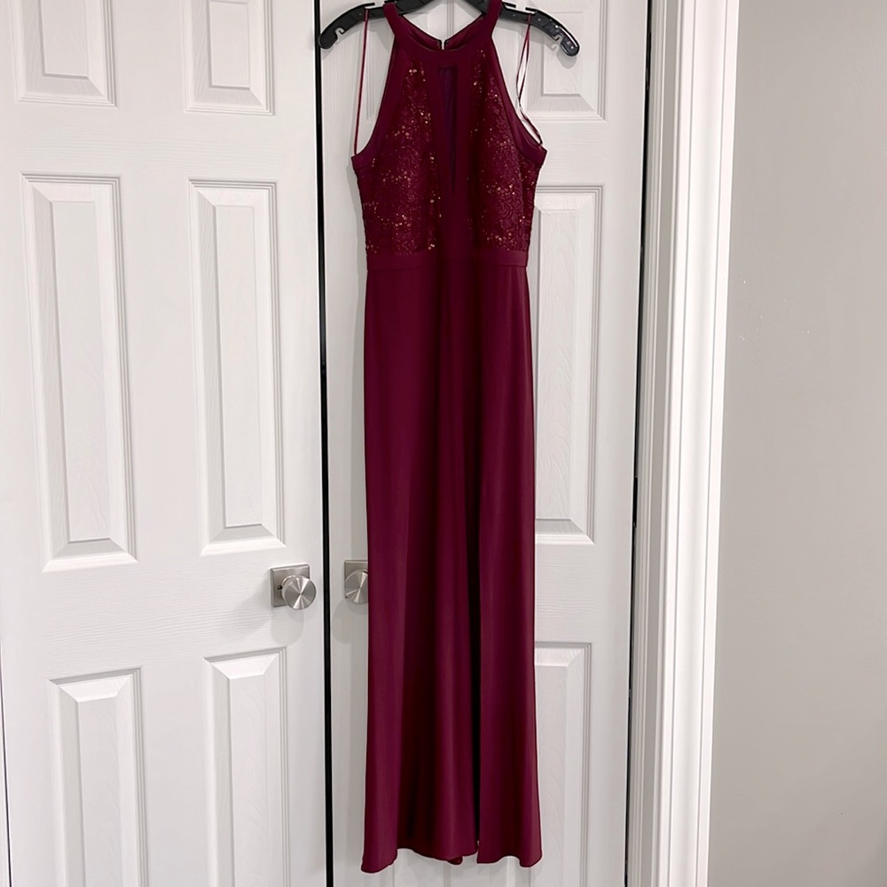 Nightway Long Dress 6 petite